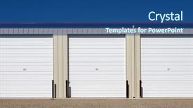  Presentation with storage - Amazing slide deck having storage units three numbered units backdrop and a ocean colored foreground