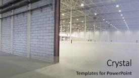  Presentation with access - Beautiful PPT layouts featuring store atmosphere - access door to brightly lit backdrop and a light gray colored foreground