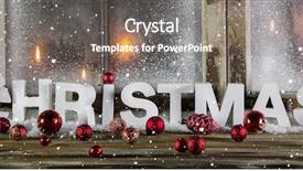  Presentation with christmas red - Beautiful presentation theme featuring open heart cardiac bypass surgery backdrop and a seafoam green colored foreground.