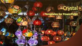  Presentation with lamps - PPT layouts having store atmosphere - traditional turkish lamps background and a wine colored foreground