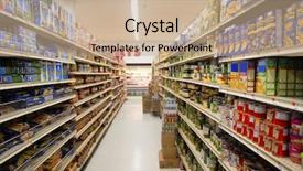  Presentation with supermarket - Audience pleasing PPT layouts consisting of grocery - supermarket backdrop and a coral colored foreground