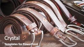  Presentation with belts - Cool new slides with store handmade leather belts spanish medieval fair backdrop and a violet colored foreground