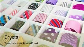  Presentation with silk - Colorful slide set enhanced with store shelves - shelf full of fine silk backdrop and a mint green colored foreground