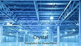  Presentation with light blue color - Beautiful PPT theme featuring storehouse toned in the blue backdrop and a light blue colored foreground