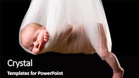  Presentation with old days - Amazing PPT theme having stork baby package 14 days backdrop and a black colored foreground