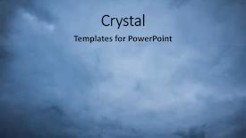  Presentation with dark blue - Amazing slide set having storm cloud background dark blue backdrop and a light blue colored foreground