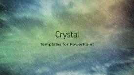  Presentation with storm clouds - Slide deck featuring storm clouds and northern lights background and a seafoam green colored foreground