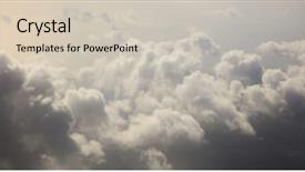  Presentation with banner blue - Beautiful slides featuring storm clouds colorful heavy backdrop and a soft green colored foreground