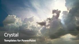  Presentation with storm clouds - Slide deck consisting of storm clouds the sky background and a gray colored foreground