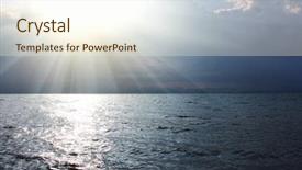  Presentation with storm clouds - Slides enhanced with storm clouds with sun background and a cream colored foreground