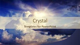  Presentation with jesus storm - Beautiful presentation theme featuring storm dark ominous clouds backdrop and a lemonade colored foreground