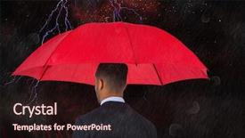  Presentation with hail - Amazing PPT layouts having storm hail - rear view of businessman carrying backdrop and a wine colored foreground