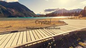  Presentation with filter - Cool new slides with storm-lake-in-canada-instagram backdrop and a coral colored foreground