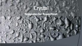  Presentation with brushed metal - Slides featuring storm proofing - wet brushed metal with water background and a gray colored foreground