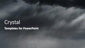  Presentation with wind weather - Theme featuring storm-sky-dark-dramatic-clouds background and a dark gray colored foreground