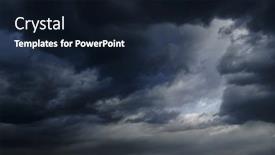  Presentation with wind weather - Presentation theme having storm-sky-dark-dramatic-clouds background and a wine colored foreground