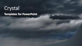  Presentation with wind weather - Slides consisting of storm-sky-dark-dramatic-clouds background and a wine colored foreground