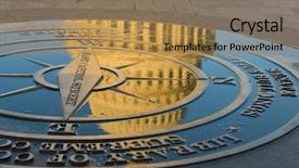  Presentation with united states - Cool new slides with storm water - reflection of capitol dome backdrop and a coral colored foreground