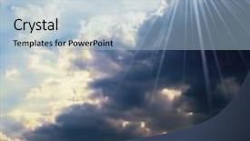  Presentation with storm - Slide set enhanced with storm wind background and a light blue colored foreground