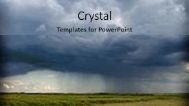  Presentation with storm - Colorful PPT theme enhanced with storm backdrop and a light blue colored foreground