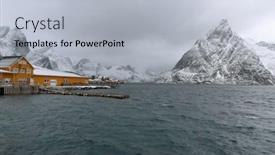  Presentation with stormy sea - 