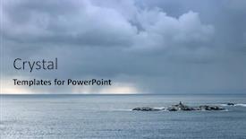  Presentation with stormy sea - 