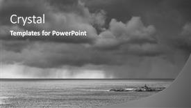  Presentation with stormy sea - 