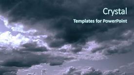  Presentation with rain sky - Slides with stormy sky background and a ocean colored foreground