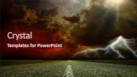  Presentation with asphalt road - Colorful theme enhanced with stormy weather - most asphalt road shallow depth backdrop and a wine colored foreground