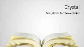  Presentation with story book fantasy - PPT theme consisting of story board - book of fantasy stories reading background and a white colored foreground