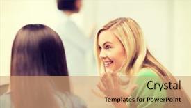  Presentation with education - Presentation enhanced with story telling - education concept - attractive student background and a coral colored foreground