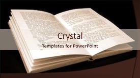 Presentation with old book - PPT layouts enhanced with story telling - old open book background and a lemonade colored foreground