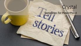  Presentation with story - Amazing slides having story telling - tell stories advice or reminder backdrop and a mint green colored foreground