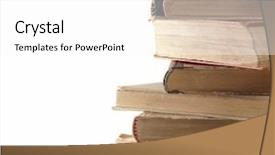  Presentation with ancient - Beautiful PPT layouts featuring story time - ancient vintage books isolated backdrop and a white colored foreground