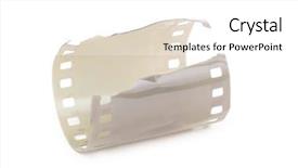  Presentation with film - Theme having storyboard - piece of film background and a white colored foreground