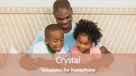  Presentation with storybook - Audience pleasing PPT layouts consisting of book with his children backdrop and a coral colored foreground