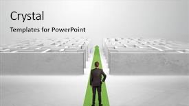  Presentation with red carpet - Amazing presentation theme having straight ahead on a red backdrop and a white colored foreground