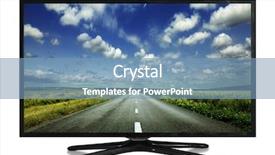  Presentation with fresh water splash green apple isolated white - PPT theme with straight lines square - 4k monitor isolated on white background and a teal colored foreground