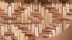  Presentation with bamboo - Theme having straight lines square - bamboo background patern background and a  colored foreground