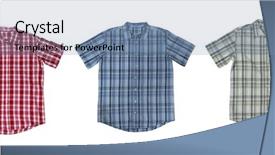  Presentation with colorful - Amazing presentation having straight lines square - three colorful plaid shirts isolated backdrop and a  colored foreground