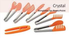  Presentation with white clay tiled roof - Cool new theme with strained food - clamp on white background backdrop and a  colored foreground