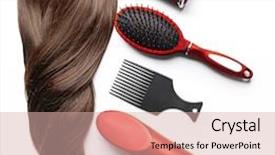  Presentation with barber - Colorful slides enhanced with strands - barber set with strand backdrop and a lemonade colored foreground