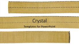  Presentation with climbing - Slide deck enhanced with strap - nylon tubular webbing for climbing background and a yellow colored foreground