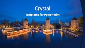  Presentation with area - Audience pleasing slide deck consisting of strasbourg france and covered bridge backdrop and a gray colored foreground