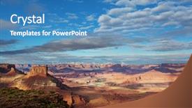  Presentation with utah - Audience pleasing presentation theme consisting of strata - capitol reef national park utah backdrop and a teal colored foreground