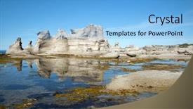  Presentation with canada - Beautiful theme featuring strata - le chateau at grande ile backdrop and a light blue colored foreground