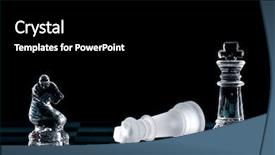  Presentation with strategic - Theme enhanced with strategic games chess victory background and a black colored foreground