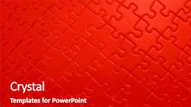  Presentation with partner puzzle - Cool new presentation theme with strategic intent - puzzle backdrop and a black colored foreground