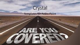  Presentation with desert - Cool new slide deck with strategic plan property management - are you covered written backdrop and a light gray colored foreground