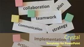  Presentation with strategic planning - Presentation having strategic-planning-and-the-elements background and a coral colored foreground